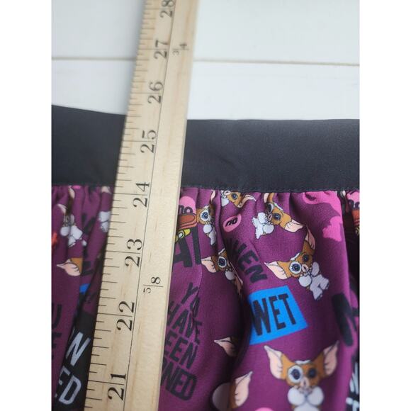 Unique Vintage Skirt Womens 4 Gremlins Movie Mogwai Gizmo Fun Corpcore Swing - Picture 10 of 11